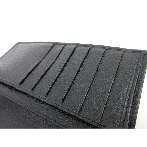 Gucci Double Hook Long Wallet Black Leather - Picture 10 of 12